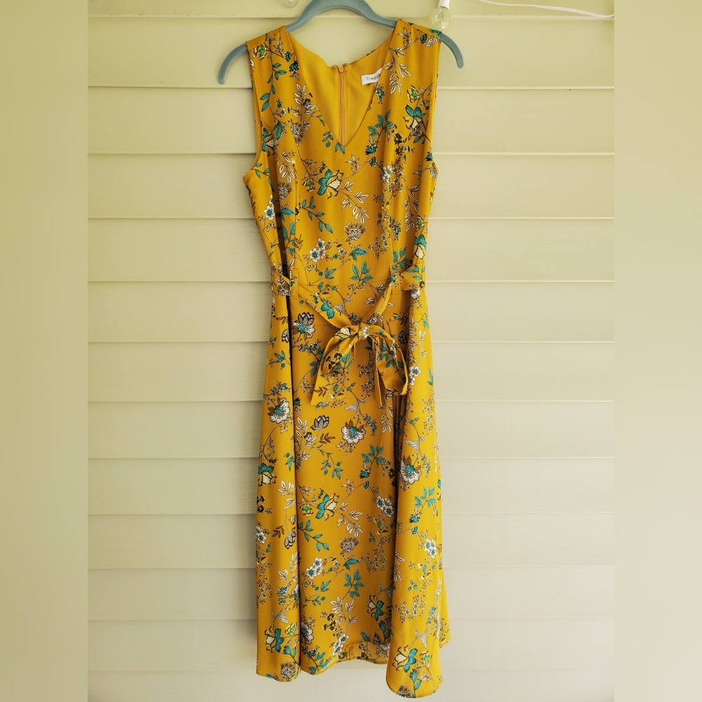 Floral Spring Dress Calvin Klein